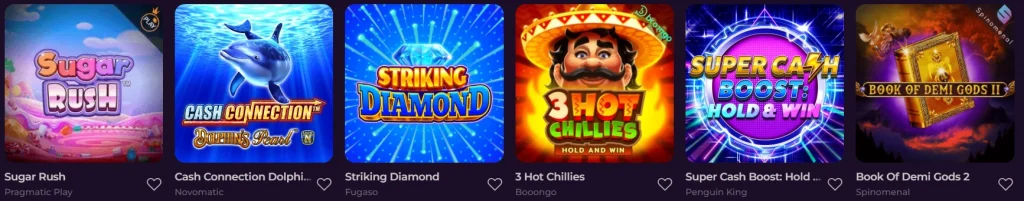 Sugar rush cash connection striking diamond 