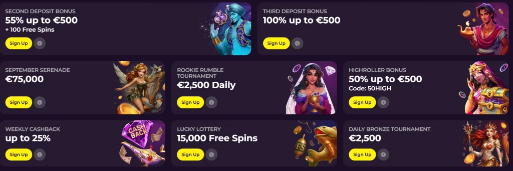 Second deposit bonus third deposit bonus